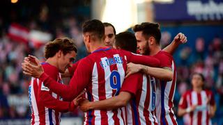 Triunfazo que lo pone cerca del tercer puesto: Atlético Madrid derrotó 3-1 al Sevilla
