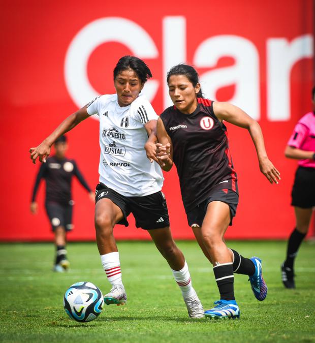 Universitario disputó un amistoso contra la selección femenina Sub-20 en la Videna, quedando ganadoras por 4-0. (Foto: Prensa U)