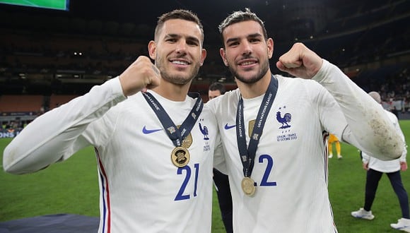 Lucas y Theo Hernández fueron convocados por Francia para el Mundial Qatar 2022. (Foto: Getty Images)