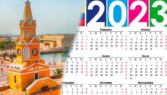 Calendario 2023 de Colombia: cuándo son los días festivos, feriados y puentes.