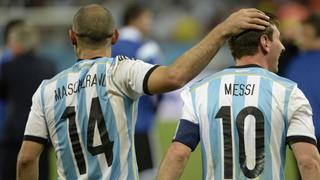 Javier Mascherano: "Hay que ser necio para que no te entre el juego de Messi por los ojos"