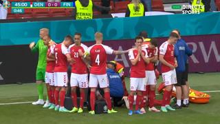 Preocupó a todos: Christian Eriksen se desmayó en pleno partido ante Finlandia [VIDEO]