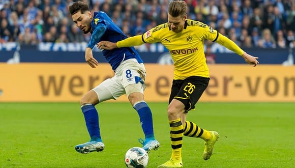 Dortmund goleó 4-0 al Schalke 04 en el reinicio de la Bundesliga 2020. (Foto: Getty)