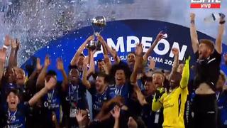 Independiente del Valle levantó el trofeo de la Copa Sudamericana tras vencer a Sao Paulo