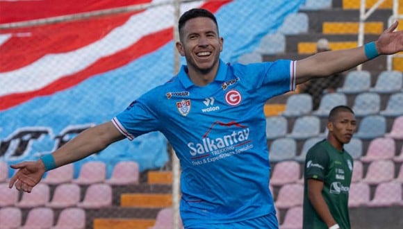 Adrián Ugarriza marcó un doblete en Deportivo Garcilaso vs. Orense. (Foto: Deportivo Garcilaso)