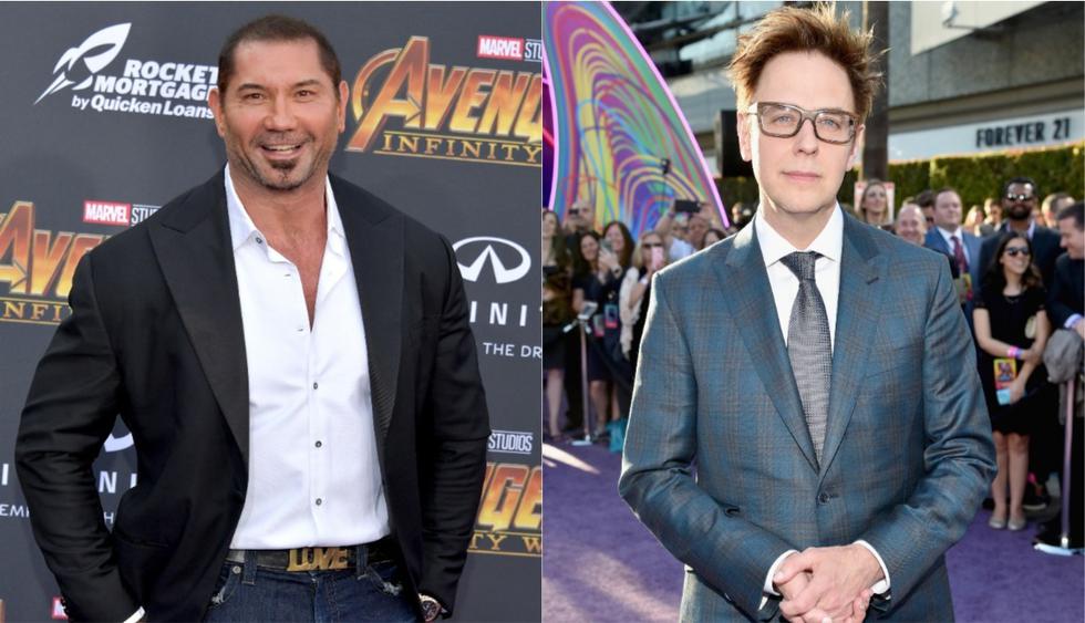Dave Bautista confirmó que estará en la cinta y elogió el regreso de James Gunn. (Foto: AFP)