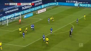 ¡Solo sabe hacer golazos! Espectacular tijera de Haaland para el gol del Dortmund vs. Schalke [VIDEO]