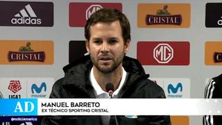 Sporting Cristal ya no será dirigido por Manuel Barreto