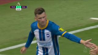 Sorprenden al Manchester United: doblete de Pascal Gross para el 2-0 del Brighton [VIDEO]