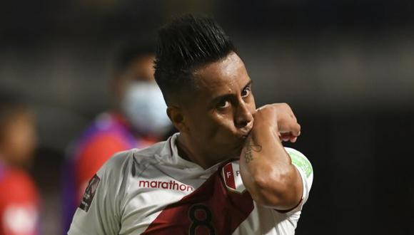 Christian Cueva será capitán de la Selección Peruana por primera vez en su carrera. (Foto: AFP)