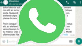 Cómo pegar párrafos en WhatsApp sin tener que copiarlos