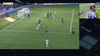 Ganó el 'VARcelona': el gol del Valladolid a los 92' que el videoarbitraje hizo bien en anular [VIDEO]