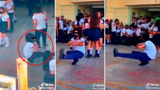 Video Viral: Escolar impresiona a sus compañeros con pasos de baile ruso y al ritmo de “Moskau”