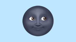 WhatsApp: significado del emoji de la luna oscura con un rostro