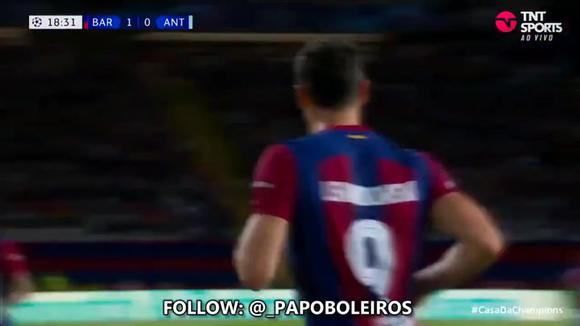 Goles de Lewandowski para el 2-0 de Barcelona vs. Antwerp. (Video: TNT Sports)