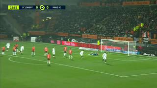 El palo le dijo que no: Lionel Messi estuvo cerca de anotar en PSG vs. Lorient por la Ligue 1 [VIDEO]