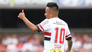 Cueva cumple cuatro meses sin anotar gol en Sao Paulo: esta fue su última anotación [VIDEO]