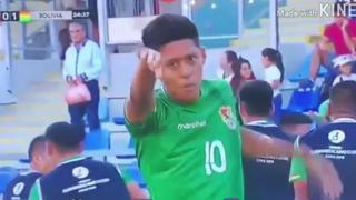 Con dedicatoria: boliviano anotó gol ante Chile en Sudamericano Sub 20 y celebró "nadando" [VIDEO]
