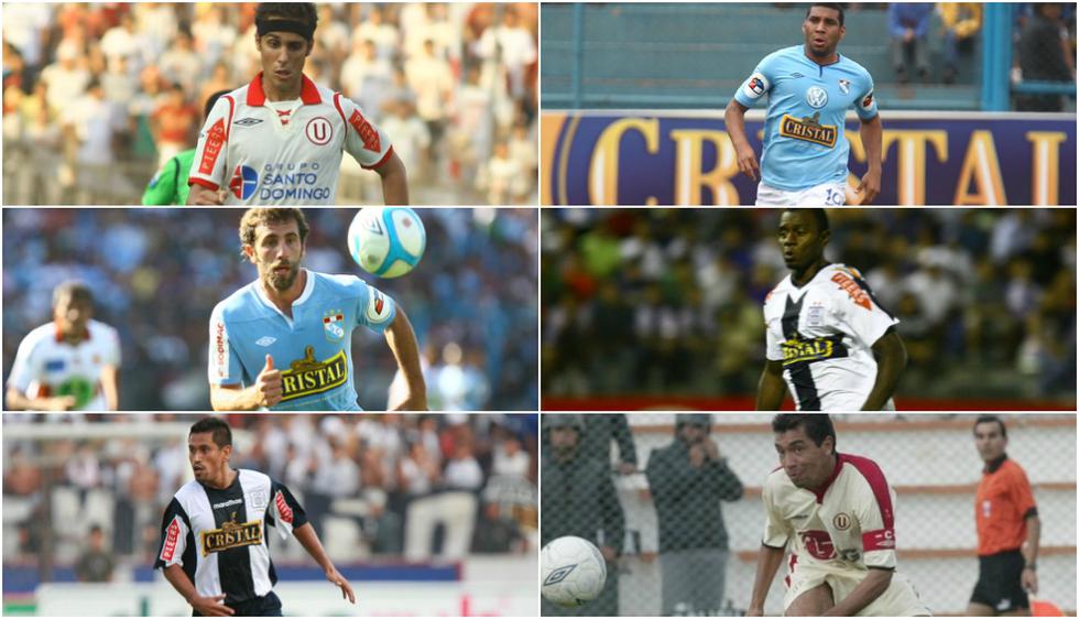 Los futbolistas que jugaron por Universitario de Deportes, Alianza Lima y Sporting Cristal (USI).