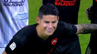 Con la sonrisa incompleta: James Rodríguez y su opaco debut en el Al-Rayyan