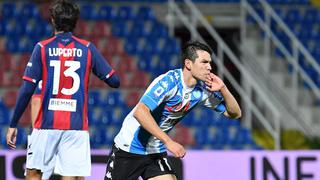 El quinto de la temporada: el gol del ‘Chucky’ Lozano en la goleada 4-0 de Napoli ante Crotone [VIDEO]