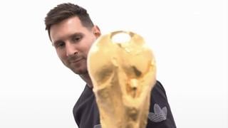 Lionel Messi: la reacción del argentino al tener cerca la Copa del Mundo [VIDEO]