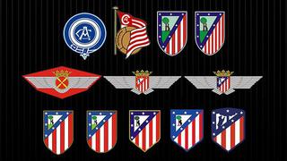 Atlético de Madrid y la evolución en los escudos de los clubes del mundo