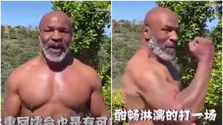 ¡Y tiene 53 años! Mike Tyson mostró su envidiable estado físico e impresionó a todos con brutal ráfaga de golpes [VIDEO]