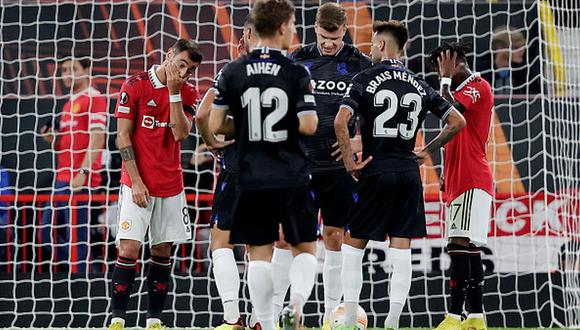 Manchester United vs. Real Sociedad en Old Trafford por la Europa League. (Foto: Getty Images)