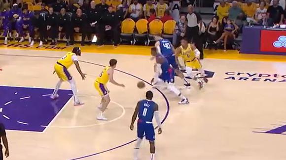 Gran actuación de los Clippers frente a los Lakers. (Video: @LAClippers)