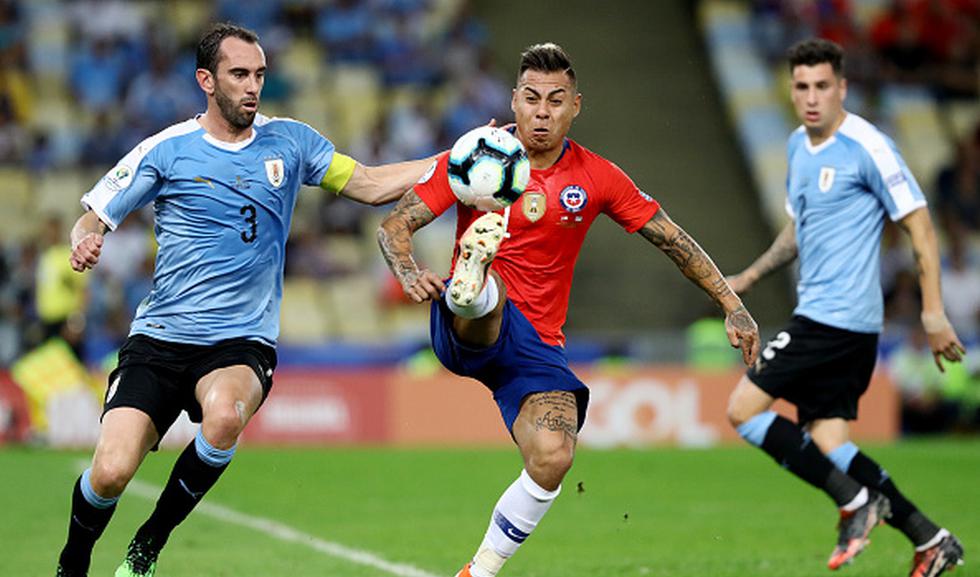 Chile vs. Uruguay en el estadio Maracaná por la Copa América 2019. (Foto: Getty)