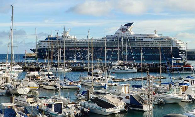 Terminal internacional de Cruceros en Funchal, Madeiro. (Foto: Getty)