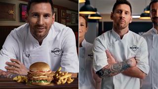 Messi y la presentación de su propia hamburguesa en Miami