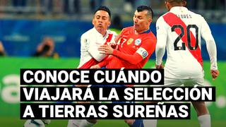 Conoce cuándo viajará la selección peruana para enfrentar a Chile por Eliminatorias