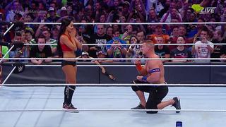 John Cena le propuso matrimonio a Nikki Bella tras ganar en WrestleMania 33