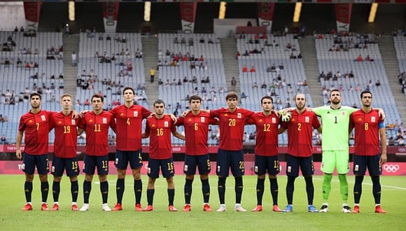 España clasificó a semifinales del fútbol masculino de Tokio 2020 tras superar a Costa de Marfil. (Getty)