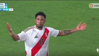 Complicidad del arquero rival: el gol de volea de Castillo para el 2-0 de Perú sobre Rep. Dominicana