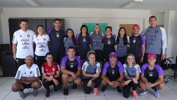 Comando técnico de la Bicolor se reunió con representantes de clubes de la Liga Femenina Apuesta Total. (Foto: Difusión)