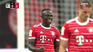 Estreno con gol: Sadio Mané marcó el 3-0 para el Bayern Munich vs. Frankfurt en la Bundesliga [VIDEO]