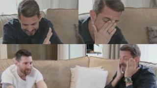La emoción y llanto de un periodista tras entrevistar a Lionel Messi en su casa de París [VIDEO]