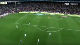 ¡Es Papá Lionel! Messi regaló un verdadero golazo ante Celta en Camp Nou y pasó los 50 en el año [VIDEO]