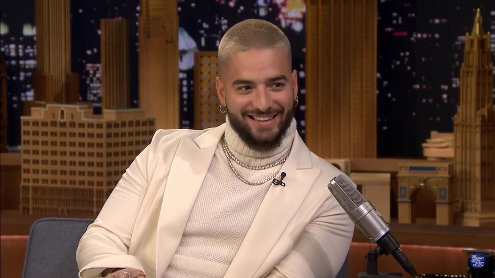 Así fue la presentación de Maluma en el programa de Jimmy Fallon (Foto: Captura de pantalla)