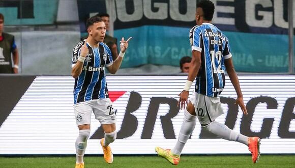 Pepe marcó el primer gol para Gremio de Porto Alegre. (Foto: Conmebol).