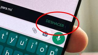 WhatsApp: cómo deshacer un mensaje eliminado por error