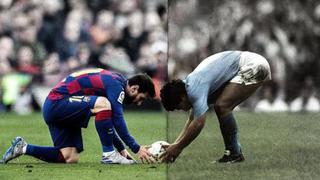 ¿Comparación u homenaje? El especial del Barcelona con lo mejor de Messi y Maradona con camiseta azulgrana [VIDEO]