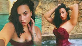 Demi Lovato sorprende posando en traje de baño en atrevidas fotografías sin photoshop