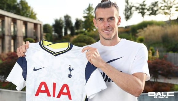 La presentación oficial de Gareth Bale con el Tottenham. (Foto: Tottenham)