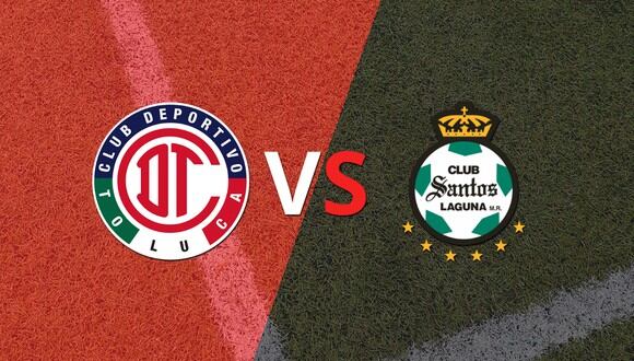 Santos Laguna gana a Toluca FC por 3 a 2