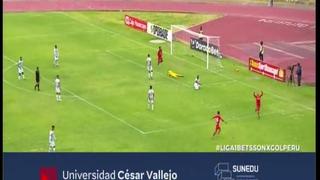 Imposible para el arquero: gol de Luis Benites para el 2-0 de Sport Huancayo vs. Alianza Lima [VIDEO]