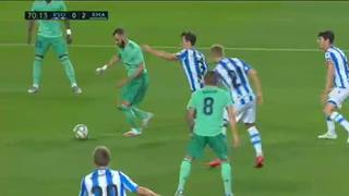 Con polémica y suspenso: Karim Benzema marcó el 2-0 del Real Madrid vs Real Sociedad por LaLiga [VIDEO]